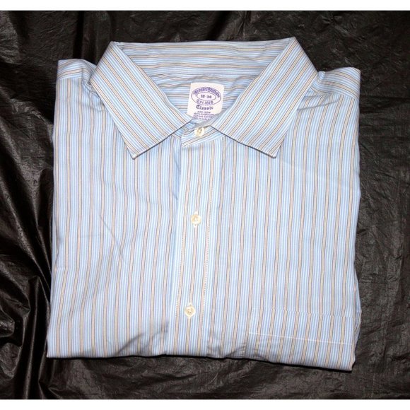 Brooks Brothers Classic 1818 Men's Long Sleeve Button Front Shirt Size 18-34 - Picture 3 of 4